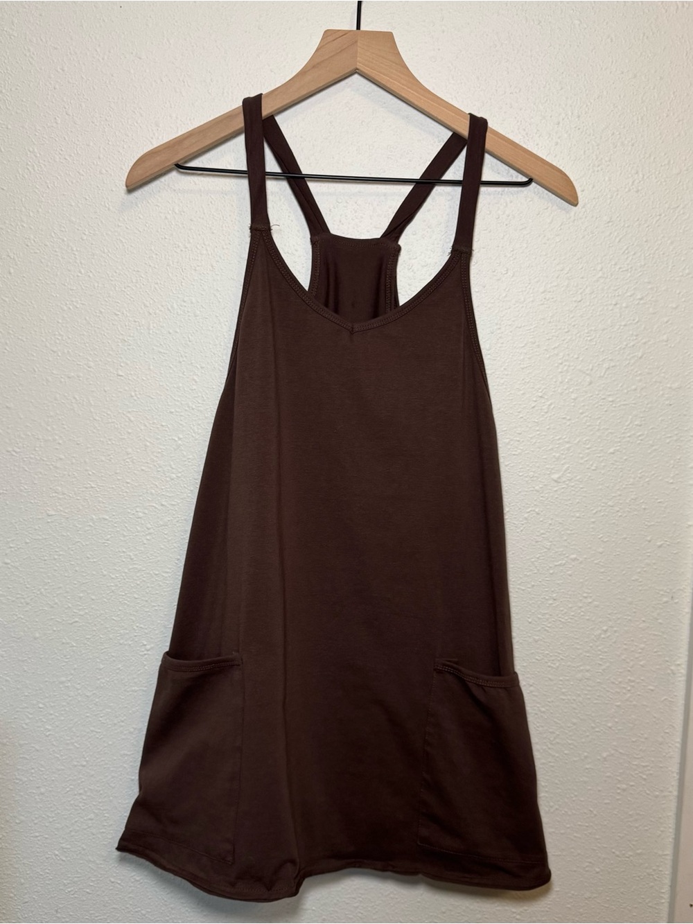 Women's Amazon Chocolate Brown Racerback Dress XS